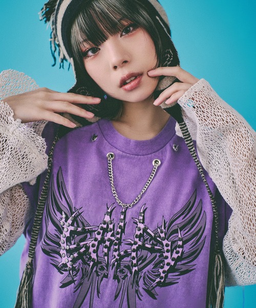 【セール】『GALFY/ガルフィー』ゴリ厨二タンク（Tシャツ/カットソー）｜GALFY（ガルフィー）