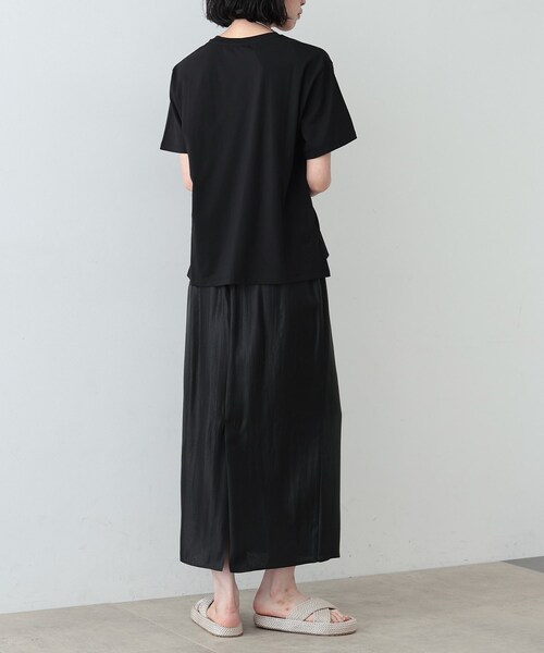 GALLEST（ギャレスト）の「◆アートプリントTシャツ（Tシャツ/カットソー・レディース・ホワイト/ブラック・38）」の5枚目の写真