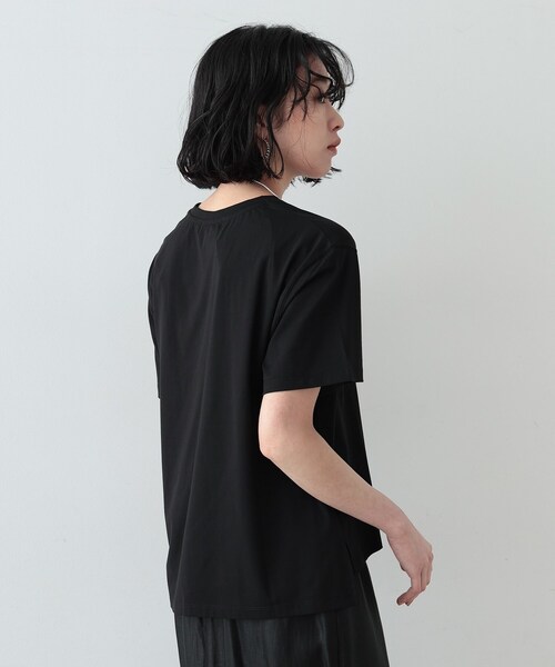 GALLEST（ギャレスト）の「◆アートプリントTシャツ（Tシャツ/カットソー・レディース・ホワイト/ブラック・38）」の6枚目の写真