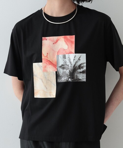 GALLEST（ギャレスト）の「◆アートプリントTシャツ（Tシャツ/カットソー・レディース・ホワイト/ブラック・38）」の8枚目の写真