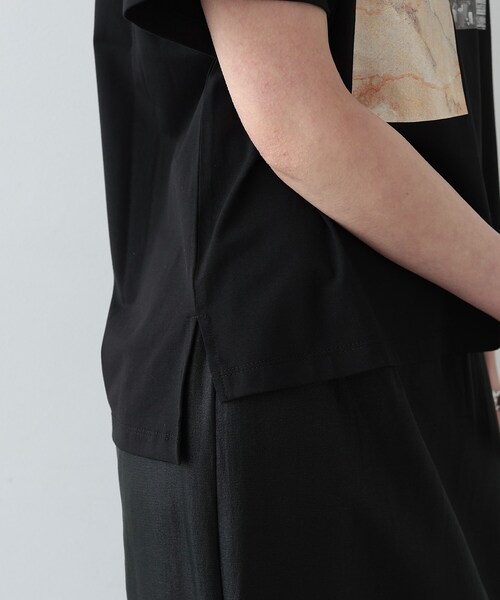 GALLEST（ギャレスト）の「◆アートプリントTシャツ（Tシャツ/カットソー・レディース・ホワイト/ブラック・38）」の9枚目の写真