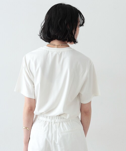 GALLEST（ギャレスト）の「◆アートプリントTシャツ（Tシャツ/カットソー・レディース・ホワイト/ブラック・38）」の14枚目の写真