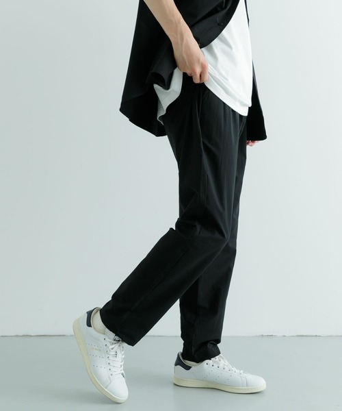 ITEMS URBANRESEARCH（アイテムズ アーバンリサーチ）の「二重織 半袖シャツ+パンツ 2セット（セットアップ・メンズ・ブラック/カーキ・MEDIUM/LARGE）」の15枚目の写真