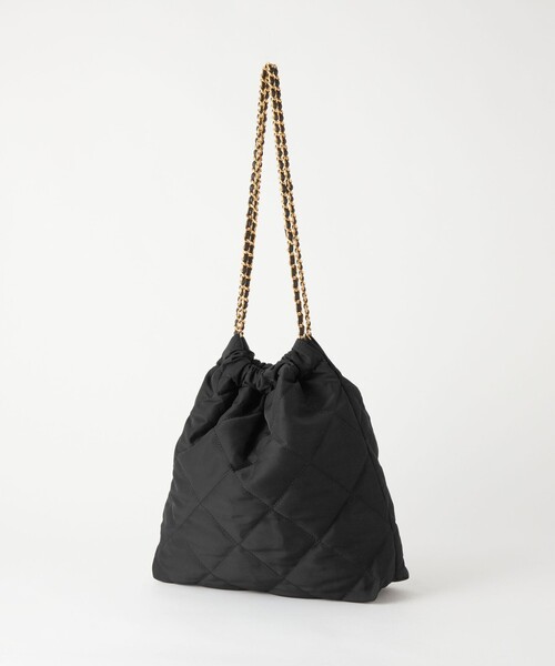 green label relaxing（グリーンレーベルリラクシング）の「キルトチェーン ショルダーバッグ（ショルダーバッグ・レディース・ブラック/ベージュ/グレー・FREE）」の19枚目の写真