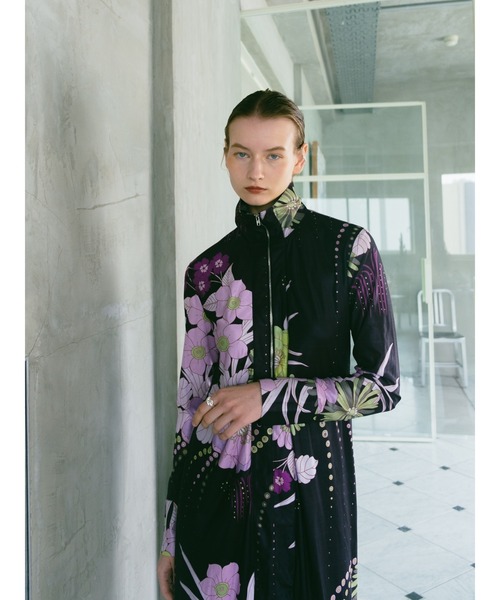 sahara（サハラ）の「Flower Zip Dress/フラワージップワンピース 