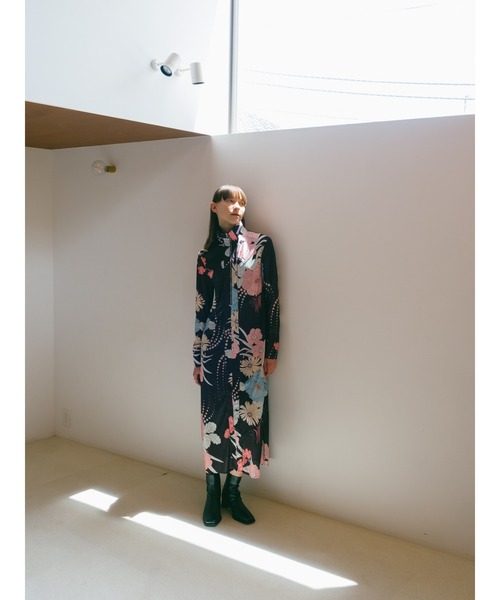 sahara（サハラ）の「Flower Zip Dress/フラワージップワンピース  