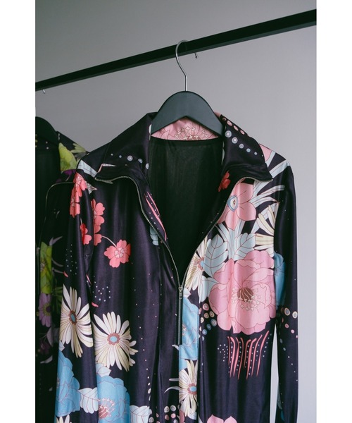 sahara（サハラ）の「Flower Zip Dress/フラワージップワンピース  