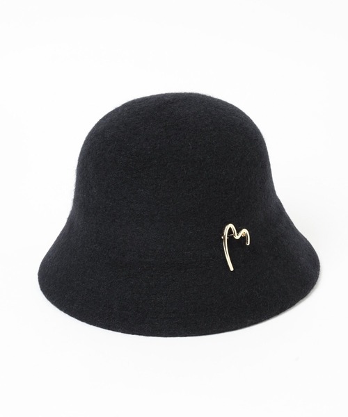 mysty woman（ミスティウーマン）の「ブローチ付きバケットハット 138269（ハット・レディース・ブラック/グレー/オフホワイト・FREE）」の11枚目の写真