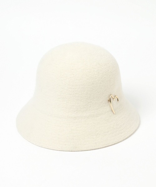 mysty woman（ミスティウーマン）の「ブローチ付きバケットハット 138269（ハット・レディース・ブラック/グレー/オフホワイト・FREE）」の19枚目の写真