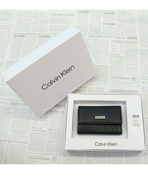 【セール】CK ワンポイント6連フック レザーキーケース Key Case（キーケース/キーアクセサリー）｜Calvin Klein（カルバン・クライン） 5,307円
