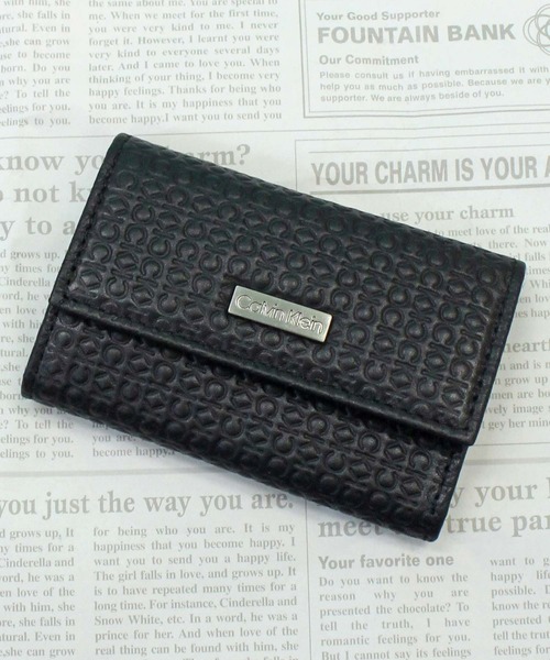 Calvin Klein(カルバン・クライン)の「CK ワンポイント6連フック レザーキーケース Key Case(キーケース/キーアクセサリー・メンズ・ブラック系2/ブラック系1/ブラック系3・F)」の9枚目の写真