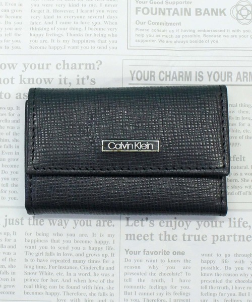 Calvin Klein(カルバン・クライン)の「CK ワンポイント6連フック レザーキーケース Key Case(キーケース/キーアクセサリー・メンズ・ブラック系2/ブラック系1/ブラック系3・F)」の14枚目の写真