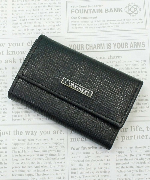 Calvin Klein(カルバン・クライン)の「CK ワンポイント6連フック レザーキーケース Key Case(キーケース/キーアクセサリー・メンズ・ブラック系2/ブラック系1/ブラック系3・F)」の13枚目の写真