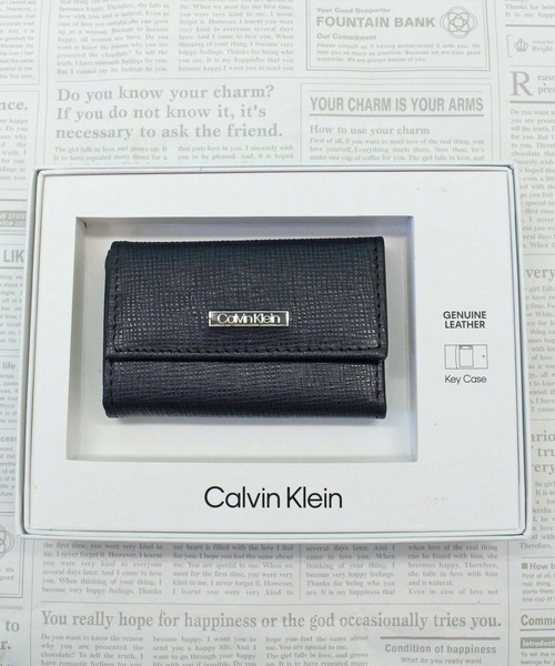 Calvin Klein(カルバン・クライン)の「CK ワンポイント6連フック レザーキーケース Key Case(キーケース/キーアクセサリー・メンズ・ブラック系2/ブラック系1/ブラック系3・F)」の17枚目の写真