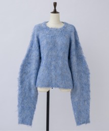 lose sleeve brushed shaggy NT / ルーズスリーブシャギーニット