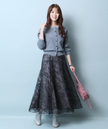 楽天市場】【SALE】 きらきらビジューボタンショートニット