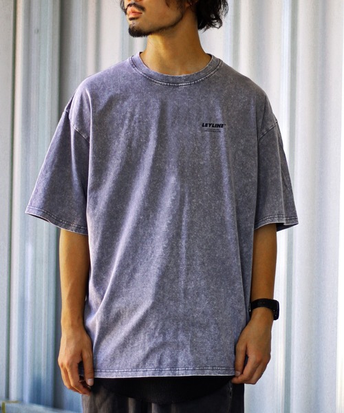 Leyline（レイライン）の「【Leyline】ウォッシュ加工Tシャツ「Stone wash tee」（Tシャツ/カットソー・メンズ・グレー/ブラック・X-LARGE/LARGE/MEDIUM）」の2枚目の写真
