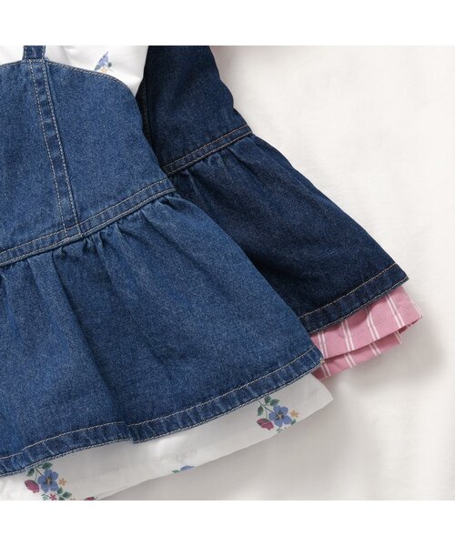 apres les cours（アプレレクール）の「デニムビスチェ&チュニックセット（ベスト・キッズ・その他3/ピンク・110/100/90/80/140/130/120）」の16枚目の写真