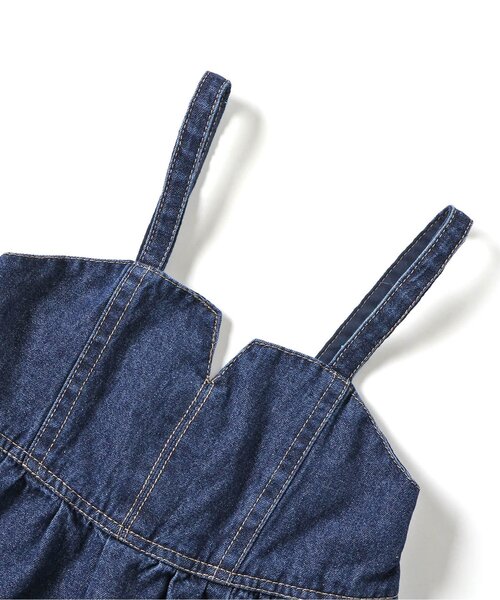 apres les cours（アプレレクール）の「デニムビスチェ&チュニックセット（ベスト・キッズ・その他3/ピンク・110/100/90/80/140/130/120）」の7枚目の写真