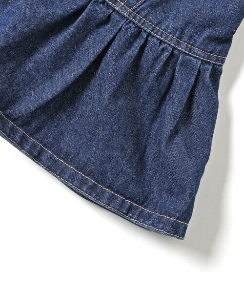 apres les cours（アプレレクール）の「デニムビスチェ&チュニックセット（ベスト・キッズ・その他3/ピンク・110/100/90/80/140/130/120）」の5枚目の写真