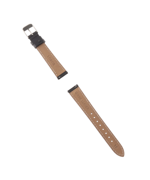 HIROB（ヒロブ）の「LOBOR DYNASTY BLACK STRAP 16mm(SILVER)（アナログ腕時計・レディース・シルバー・FREE）」の2枚目の写真