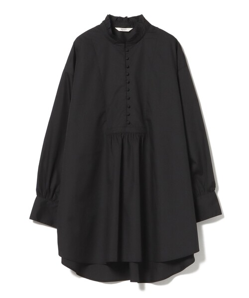 スタンドフリル チュニックシャツ(シャツ/ブラウス)|BEAMS HEART(ビームスハート) スタンドフリル チュニックシャツ(シャツ/ブラウス)|BEAMS HEART(ビームスハート)