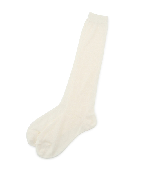 ROPE' PICNIC（ロペピクニック）の「シアーハイソックス（ソックス/靴下・レディース・ライトグレー/オフホワイト/ブラック・FREE）」の9枚目の写真