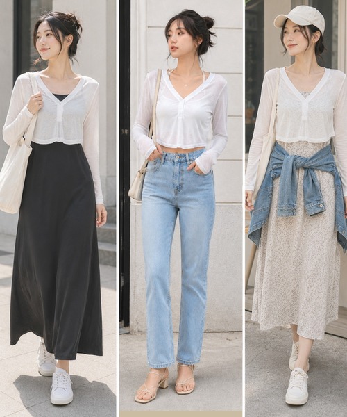HYSSHOP（エイチワイエスショップ）の「レディース 長袖シアークロップド丈Vネックヨガトップス ピラティスウェア[トレーニングウェア/ジムウェア/ピラティスウェア]（その他トップス・レディース・ライトグリーン/モカ/ブラック/ホワイト・S/M/L/XL）」の18枚目の写真