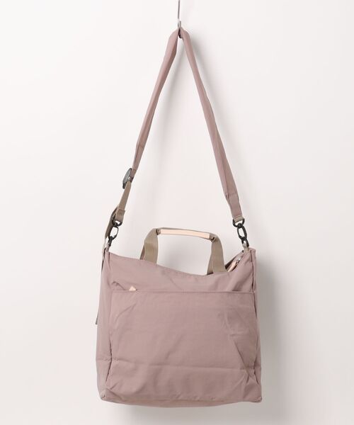EARTH MADE（アースメイド）の「10POCKET INSIDE PRINT 2WAY TOTE（ボストンバッグ・レディース・ブラック/カーキ/ブルー/ダークグレー/サンドベージュ/ライトベージュ/ライトグレー/ダークブルー/ライトパープル/ブラウン/ダークネイビー/キャメル・FREE）」の11枚目の写真