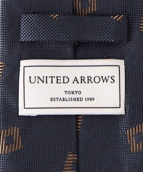 UNITED ARROWS(ユナイテッドアローズ)の「コモン ジャガード ネクタイ(ネクタイ・メンズ・ネイビー/グレー・FREE)」の8枚目の写真
