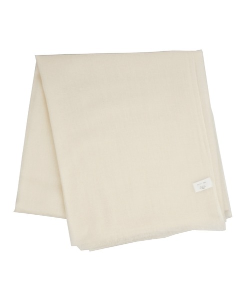 macocca(マコッカ)の「薄手シアーカシミヤ無地ストール カシミヤ100%(ストール/ショール・レディース・ベージュ/チャコール/グレー系1/アイボリー・FREE)」の13枚目の写真