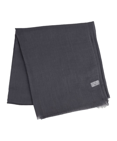 macocca(マコッカ)の「薄手シアーカシミヤ無地ストール カシミヤ100%(ストール/ショール・レディース・ベージュ/チャコール/グレー系1/アイボリー・FREE)」の15枚目の写真