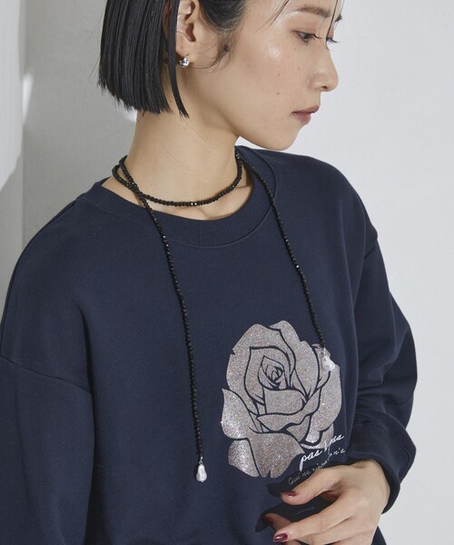 Firsthand（ファーストハンド）の「Firsthand/ファーストハンド ビーズパールネックレス（ネックレス・レディース・ホワイト/ブラック・ONE SIZE）」の7枚目の写真