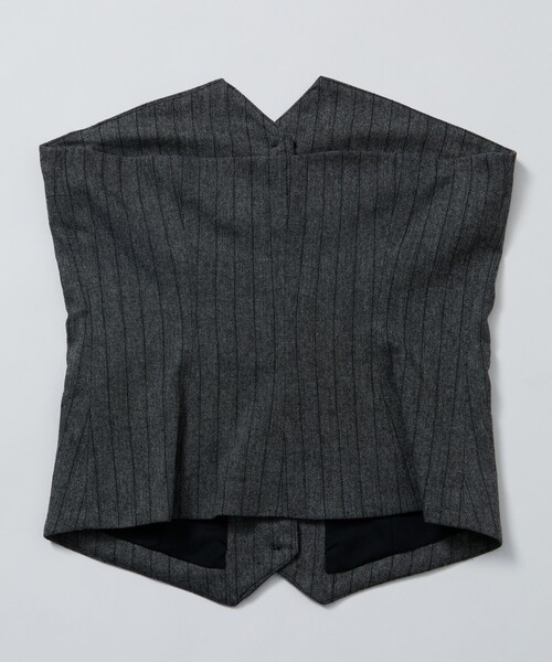 Firsthand(ファーストハンド)の「The Garment/ザ ガーメント Tilda Tube Top / 20571(ベスト・レディース・グレー・6)」の5枚目の写真