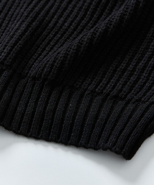 セール】限定展開 リラックスフィット 畦編み クルーネック