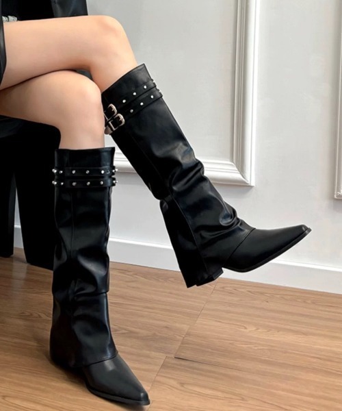 TORY BURCH トリーバーチ ロングブーツ 22cm Tory Burch ブラック