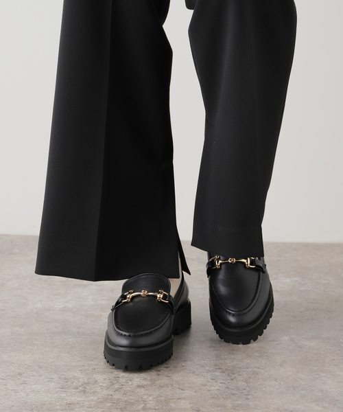 B.C STOCK（ベーセーストック）の「プラットフォームビットローファー（ローファー・レディース・ブラウン/ブラック・SMALL/MEDIUM/LARGE）」の21枚目の写真