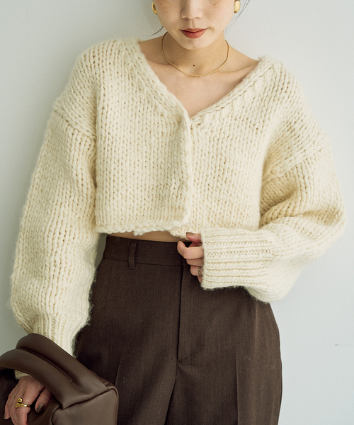 セール】roving hand ニットカーディガン（カーディガン/ボレロ