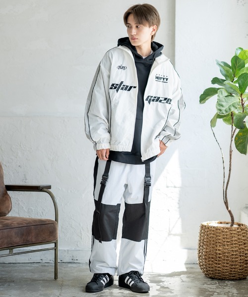 improves（インプローブス）の「サイバーパンク ナイロンラインパンツ（その他パンツ・メンズ・ホワイト/ブラック系/ブラック・MEDIUM/LARGE）」の7枚目の写真