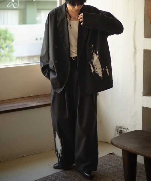 epnok（エプノック）の「箔プリントスラックス（スラックス・メンズ・チャコールグレー/ブラック・MEDIUM/LARGE/SMALL）」の20枚目の写真