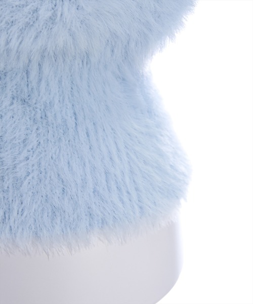 clear（クリア）の「肩アキリボンフェザーニットトップス [大人 フェミニン 上品]≪再入荷≫（ニット/セーター・レディース・サックスブルー/ブラック/アイボリー/グレイッシュベージュ/ピンク・F）」の19枚目の写真