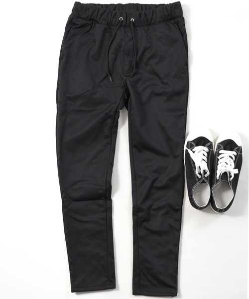 NYLAUS（ナイラス）の「防風 裏フリース イージースウェットパンツ（スウェットパンツ・メンズ・杢グレー/ブラック/その他/ネイビー・L/M/LL）」の2枚目の写真