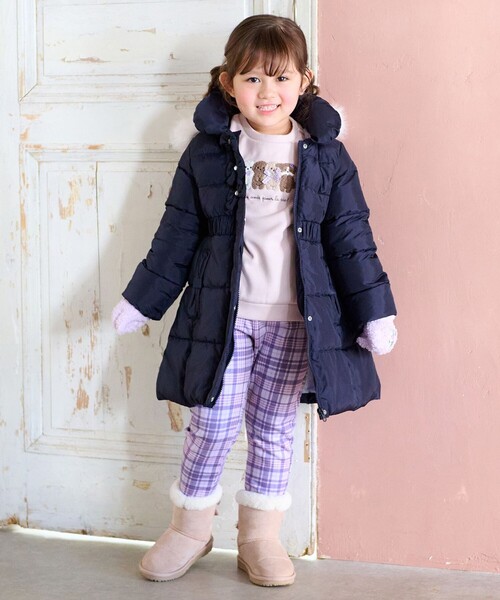 ANY（エニィ）の「裏シャギーアニマルトレーナー（スウェット・キッズ・ベージュ系/ライラック系/ネイビー系・130/100/90/110/120）」の13枚目の写真