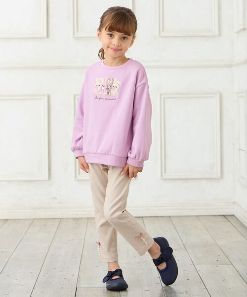 ANY（エニィ）の「裏シャギーアニマルトレーナー（スウェット・キッズ・ベージュ系/ライラック系/ネイビー系・130/100/90/110/120）」の17枚目の写真