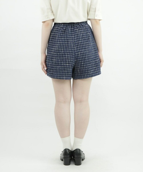 F i.n.t（フィント）の「【セットアップ対応】釦使いファンシーツイードスカパン/fint（その他パンツ・レディース・ライトブルー/ネイビー・FREE）」の11枚目の写真