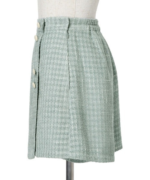 F i.n.t（フィント）の「【セットアップ対応】釦使いファンシーツイードスカパン/fint（その他パンツ・レディース・ライトブルー/ネイビー・FREE）」の20枚目の写真