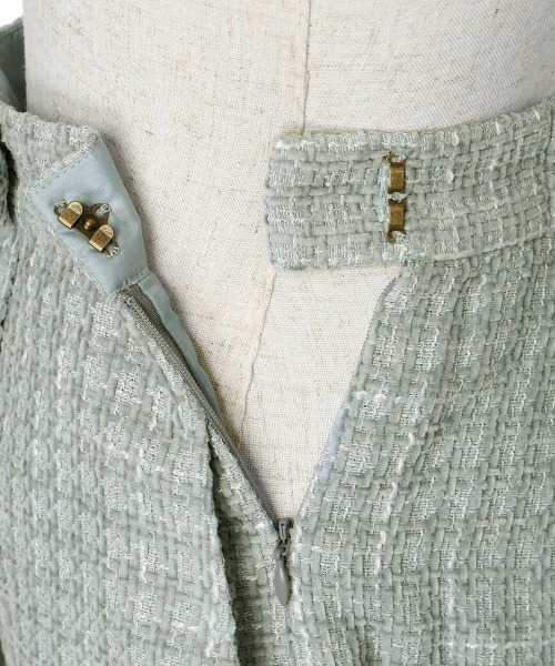 F i.n.t（フィント）の「【セットアップ対応】釦使いファンシーツイードスカパン/fint（その他パンツ・レディース・ライトブルー/ネイビー・FREE）」の22枚目の写真