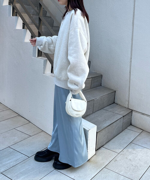 mline（エムライン）の「[mline]PHOTOビッグスウェット（スウェット・レディース・グレー/オフホワイト/ネイビー・FREE）」の14枚目の写真