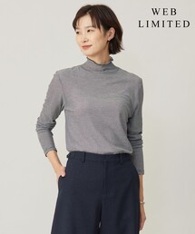 【WEB限定】シアーメローネックインナー カットソー