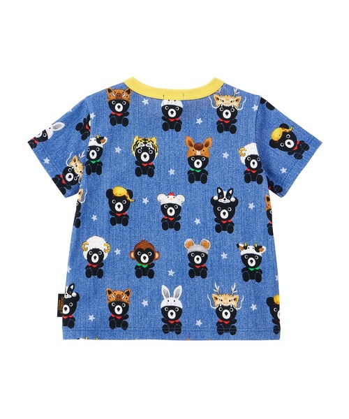 DOUBLE_B（ダブルビー）の「十二支柄半袖Tシャツ（Tシャツ/カットソー・キッズ・ネイビー・80ｃｍ/90cm/100cm/110cm/120cm/130cm）」の2枚目の写真